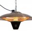Fire Sense Gunnison Brushed Copper Colored Hanging Halogen Patio Heater