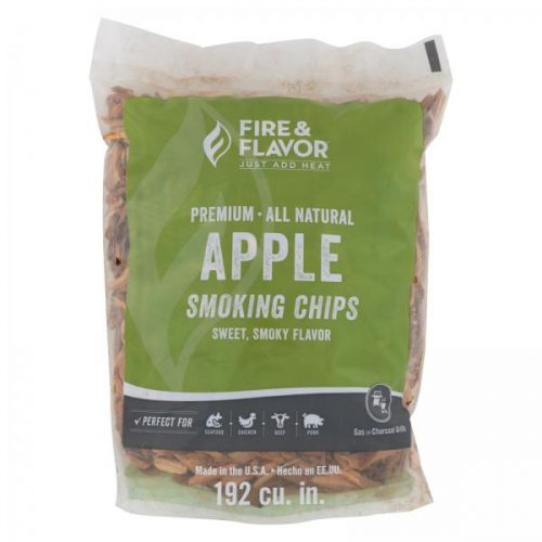 Fire and Flavor Apple Wood Chips - Case of 6 - 2 lb. Bags